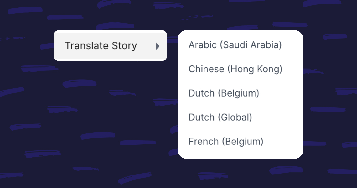 How to translate a story